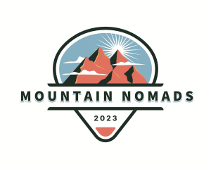 Mountain Travel Adventure logo design