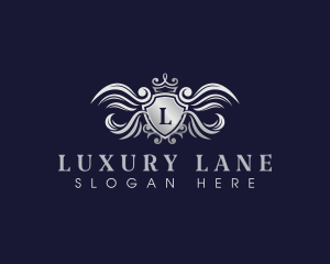 Crown Luxury Shield logo design