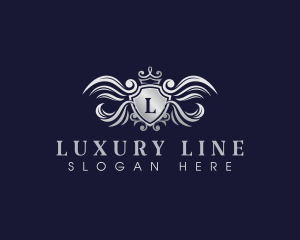 Crown Luxury Shield logo design