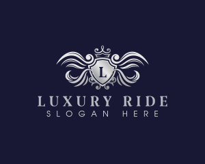 Crown Luxury Shield logo design