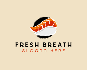 Asian Food Sushi logo design