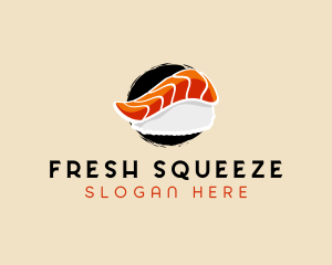 Asian Food Sushi logo design