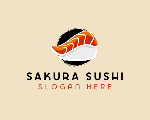 Asian Food Sushi logo design