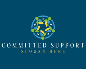 People Foundation Support logo design