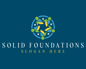 People Foundation Support logo design