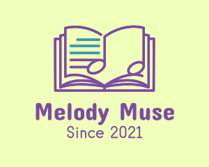 Purple Music Book  logo