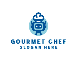 Chef Robot Restaurant logo design