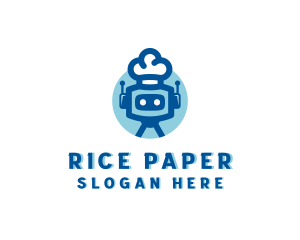 Chef Robot Restaurant logo design