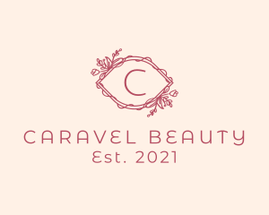 Pink Beauty Eye Cosmetics  logo design