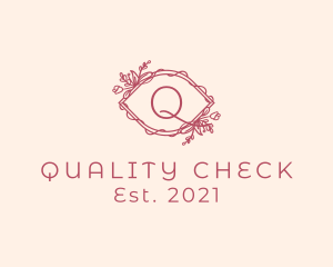 Pink Beauty Eye Cosmetics  logo design