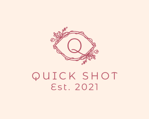 Pink Beauty Eye Cosmetics  logo design