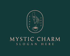 Mystical Tea Cup logo design