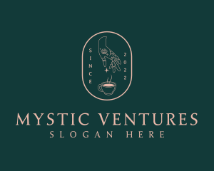 Mystical Tea Cup logo design