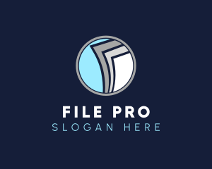 Paper Document Files logo design