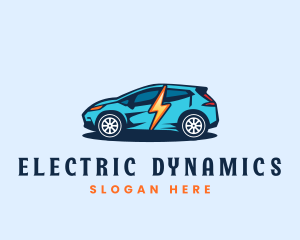 Electric Car Automotive logo