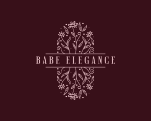 Elegant Garden Event logo design