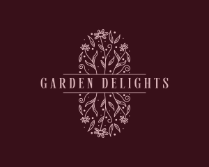 Elegant Garden Event logo design