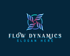 Wind Flow Ring logo design