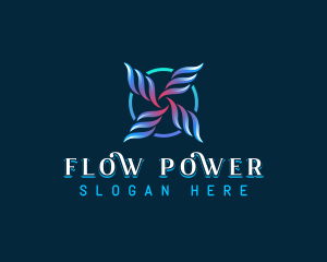 Wind Flow Ring logo design