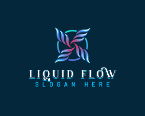 Wind Flow Ring logo design