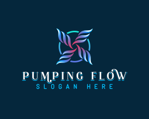 Wind Flow Ring logo design