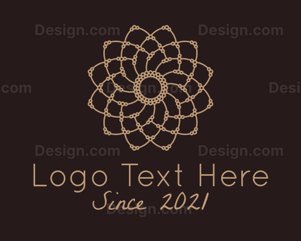 Decorative Flower Mandala Logo