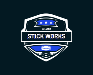 Hockey Varsity Tournament logo design