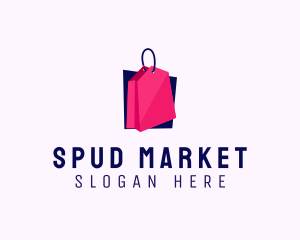 Market Bag Tag logo design