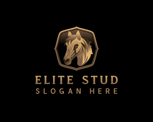 Luxury Equestrian Horse  logo design