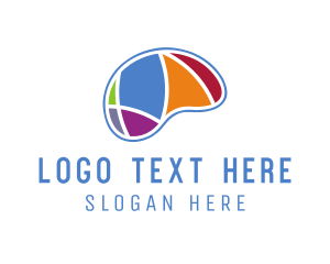 Colorful Brain Psychology Logo