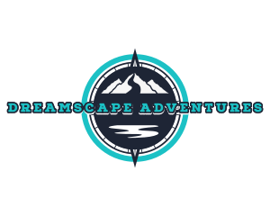 Mountain Compass Adventurer logo design