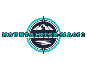 Mountain Compass Adventurer logo design