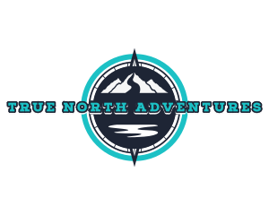 Mountain Compass Adventurer logo design