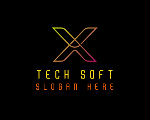 Tech Software Letter X logo
