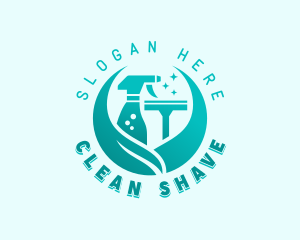 Eco Housekeeper Cleaning logo design