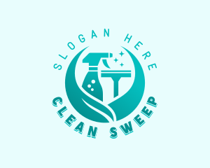 Eco Housekeeper Cleaning logo design