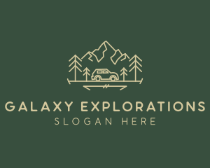 Mountain Roadtrip Outdoor logo design