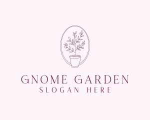 Garden PlantVase logo design