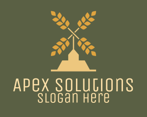 Wheat Windmill Farm logo design