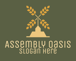 Wheat Windmill Farm logo design