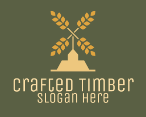 Wheat Windmill Farm logo design