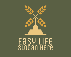 Wheat Windmill Farm logo design