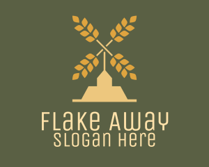 Wheat Windmill Farm logo design