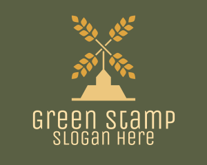 Wheat Windmill Farm logo design