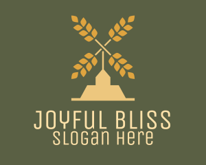 Wheat Windmill Farm logo design