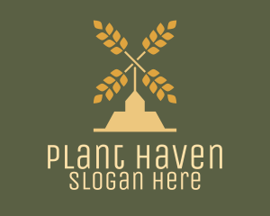 Wheat Windmill Farm logo design