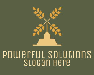 Wheat Windmill Farm logo design