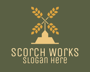 Wheat Windmill Farm logo design