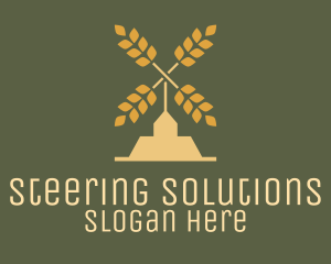 Wheat Windmill Farm logo design