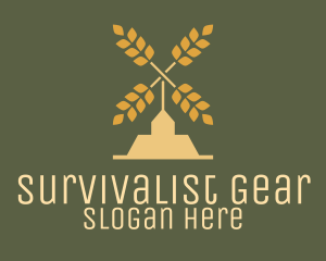 Wheat Windmill Farm logo design